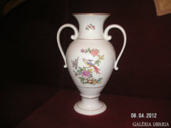 A huge, beautiful, bird of paradise pattern raven house vase,. Number 5002