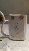 Porcelain bath cup, durable ornamental cup for sale! Numbered, Czechoslovak bath cup