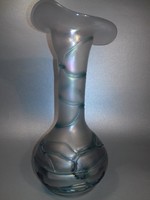 Ferdinand von Poschinger üveg váza nagy méretű irizáló