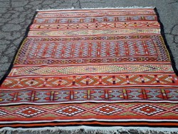 Kaukázusi Szumák Kilim kézi szövésű gyapjú szőnyeg eladó 246cmx145cm