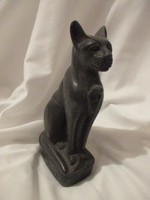 Egyiptomi Macska szobor 16 cm.