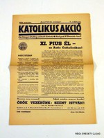 KATOLIKUS AKCIÓ 1939 március 1482
