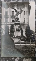 Budapest - Honvéd szobor az 1848.-i szabadságharc emlékére - képeslap
