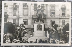 Budapest - Szent Imre szobra - 1930 - képeslap