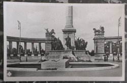 Budapest - Milleniumi emlékmű - képeslap