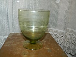 Antique light green hand polished cup