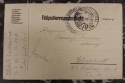 I. Világháború - Kudlák hadapród 16. h.gy.e. 12. sz. - 1916. június 1. - Tábori lap