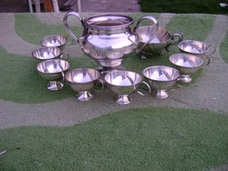 Luxury Top-Quality Silver Coffee Set for 8 People ART DECO