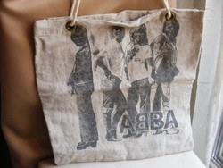 Retro vászon szatyor ABBA együttes