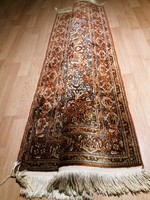  2 db  gyönyörű Kashmir selyem szőnyeg 145 x 76 cm