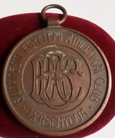 1931.Budapesti Egyetemi Athletikai Club versenydíja, Virtvti et fortitvdini Br díjérem mérete:34,5mm