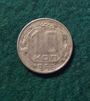 Ritka orosz 10 kopek 1956. 