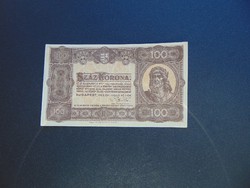 100 korona 1923 Magyar Pénzjegynyomda