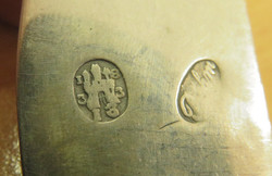 Antik 13 latos ezüst székesfehérvári evőkanál