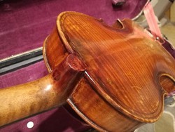 Antik mesterhegedű hegedű eredeti gyönyőrű tokjában hagyatékból