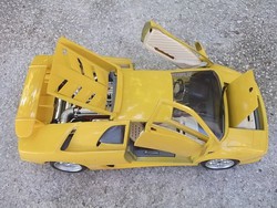 Lamborghini 1990 1:18 plate car model mockup wonderful condition