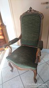 Antik faragott barokk szék