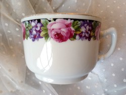 Old rosy violet tea cup