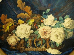KOMÁROMI KACZ ENDRÉNÉ ( 1883- 1954 ) : Virágcsendélet /1928/
