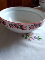 Alföldi porcelán gulyás tál, tányér 