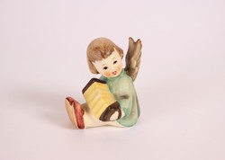 Harmónikás angyalka (Angel with accordion) - 6,5 cm-es Hummel / Goebel figura