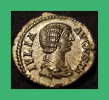 Római Julia Domna 170 – 217  H: Junó .   Lucius Septimius Severus császár felesége.  Ag ezüst dénár 