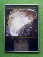 Nagy, minőségi Nielsen alumínium kép keret, benne Gustav Klimt: Danae c. plakát 71,5 x 51,5 cm
