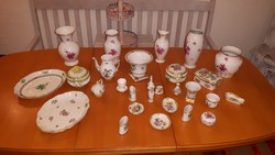 28 darabbòl állò hibátlan Herendi porcelán gyűjtemény!! Viktoria Rothschild.....