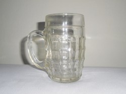 Retro kocsmai üveg pohár korsó - 1960-as évek - 0.3 liter