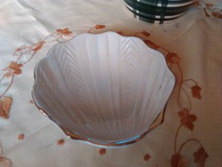 Kagyló formájú ékszer tartó porcelán