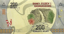 Madagaszkár 200 Ariary 2017 UNC