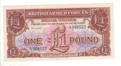 1 font, pound Anglia Katonai UNC II.