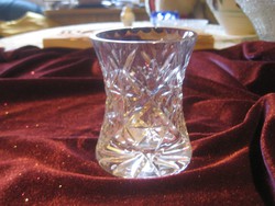 Crystal vase 6.2 x 8 cm