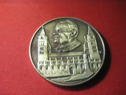 II.  János Pál  Pápa   pécsi látogatásénak emlékére kiadott   emlék érem  7 cm