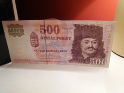 500 Forint 2010-es , EB. Hajtatlan UNC bankjegy  !