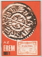 Az Érem 1981/1 - numizmatikai folyóirat