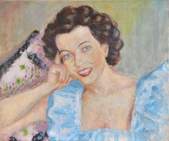 Emőd Aurél (1897-1958): Női portré, 1930-as évek