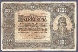 1000 Korona 1920  