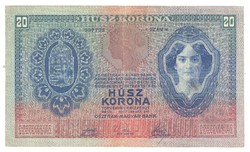 20 korona 1907 Ritka