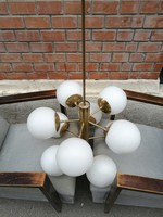 Large 10-burner minimal design chandelier