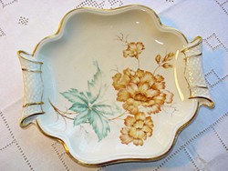 Antik weimari, krémszínű gyümölcsös tál