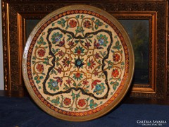 Terakotta tányér a XIX.szd.végéről kiváló állapotban