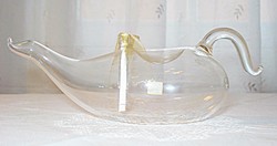 Blown glass oil lamp