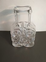 Walther relief üveg váza