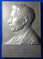 Csillag István: Lóczy Lajos plakett 1909