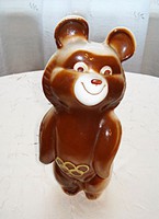 Misa, the mascot figure of the 1980 Moscow Olympics, made of porcelain /21 cm/