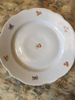 2 db antik régi Zsolnay virágos lapos tányér az 1930 -as évekből