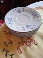 4 db herendi tányér kézzel festett majolika
