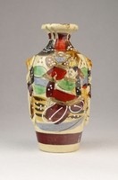 0Q474 Antik japán SATSUMA porcelán váza 12.5 cm