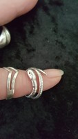 kígyós 925  ezüst gyűrű